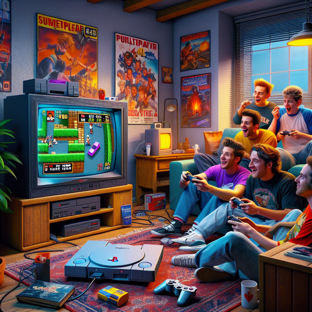 PlayStation 1 Multiplayer: Gaming with Friends in the 90s