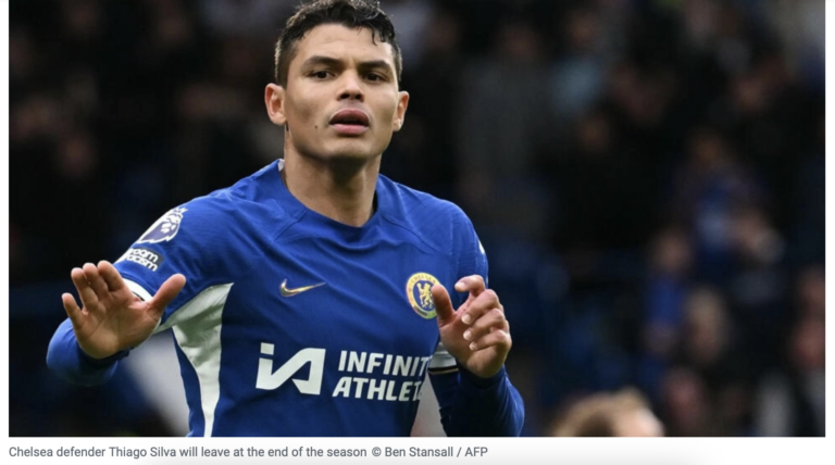 Thiago Silva to depart Chelsea at the end of the season